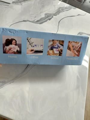 Advanced Thermal Laminator Max A4 Size ABS Button Two Roller System Blue - Thumbnail 2