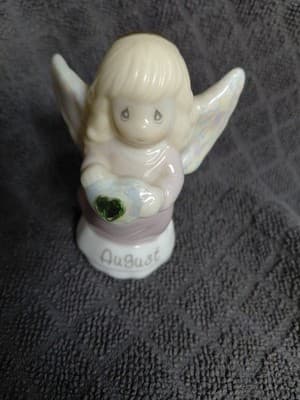 Lot (6) Figurines for Birthday Month of August! Vintage Hallmark, Enesco Ect... - Thumbnail 9
