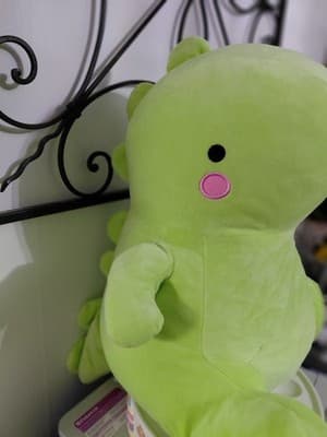 Adorable Jumbo 24" So Soft Stuffed Plush Dinosaur Green - Thumbnail 3