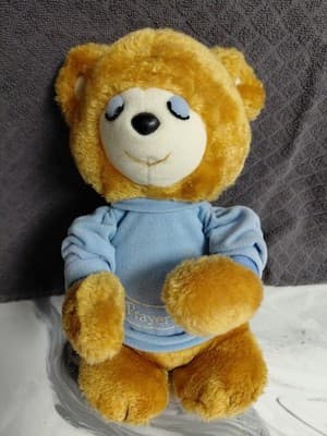 Knickerbocker 1981 Praying Bear. Cute Plush Toy Stuffed Doll 10 Inch Tall - Thumbnail 2