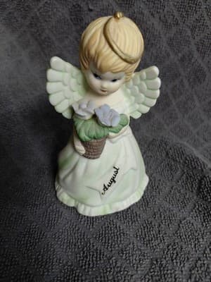 Lot (6) Figurines for Birthday Month of August! Vintage Hallmark, Enesco Ect... - Thumbnail 10