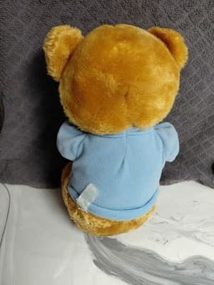 Knickerbocker 1981 Praying Bear. Cute Plush Toy Stuffed Doll 10 Inch Tall - Thumbnail 4