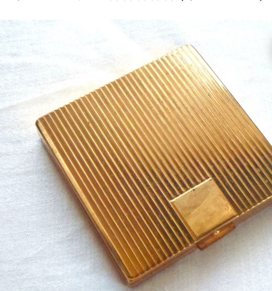 Vintage Evans Powder Compact with Coty Puff - Thumbnail 2