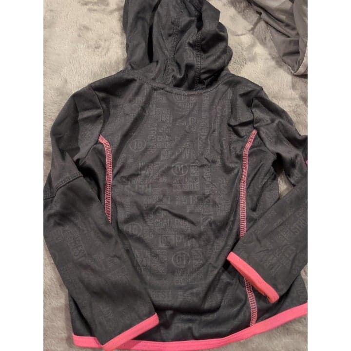 Reebok Toddler Girls Pink Hooded Zippered Long Sleeve Jacket Size 2 - Thumbnail 4