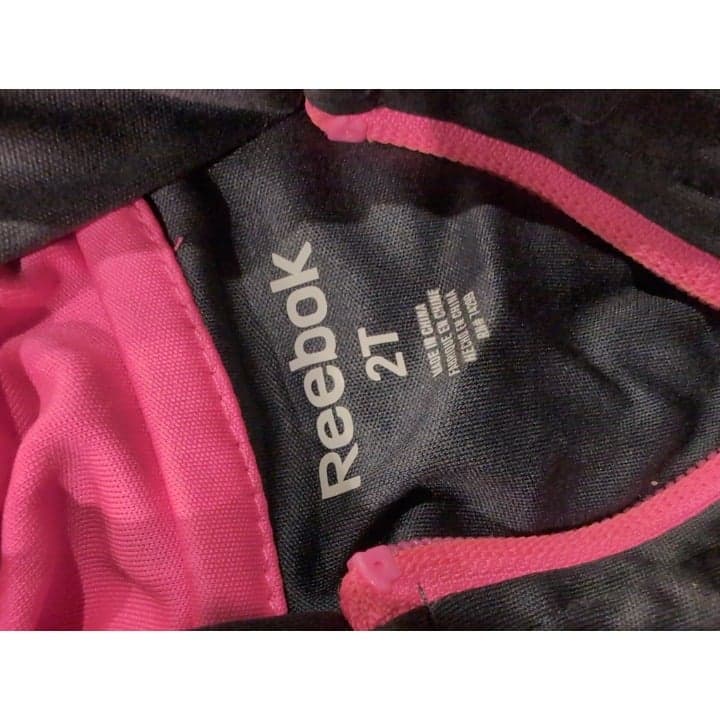 Reebok Toddler Girls Pink Hooded Zippered Long Sleeve Jacket Size 2 - Thumbnail 7