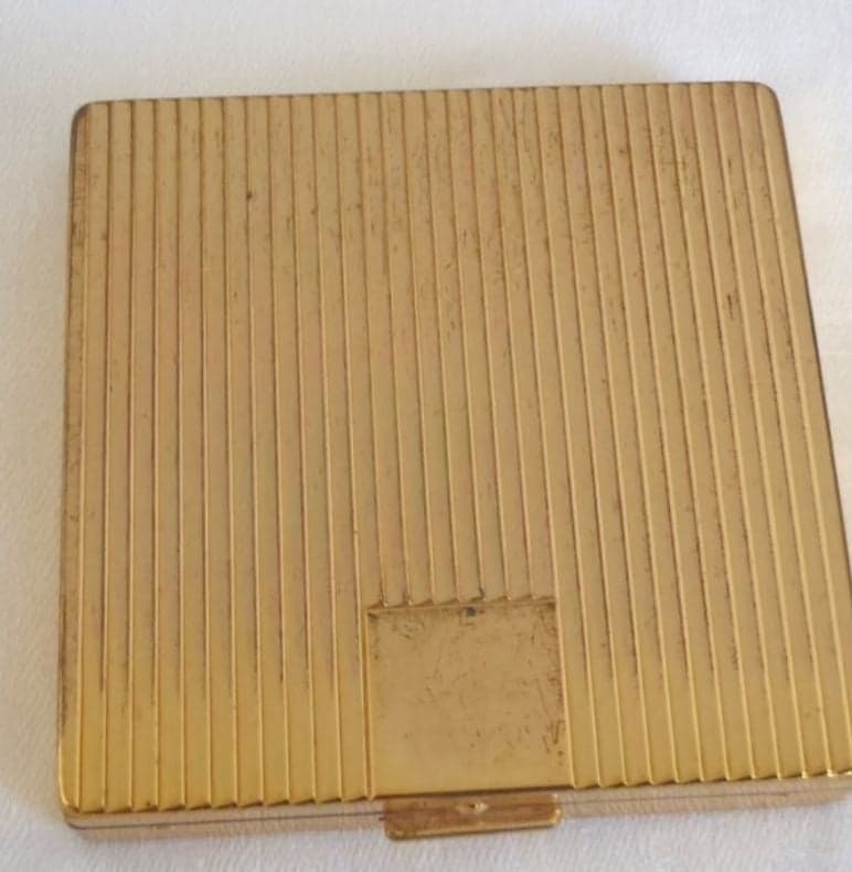 Vintage Evans Powder Compact with Coty Puff - Thumbnail 5