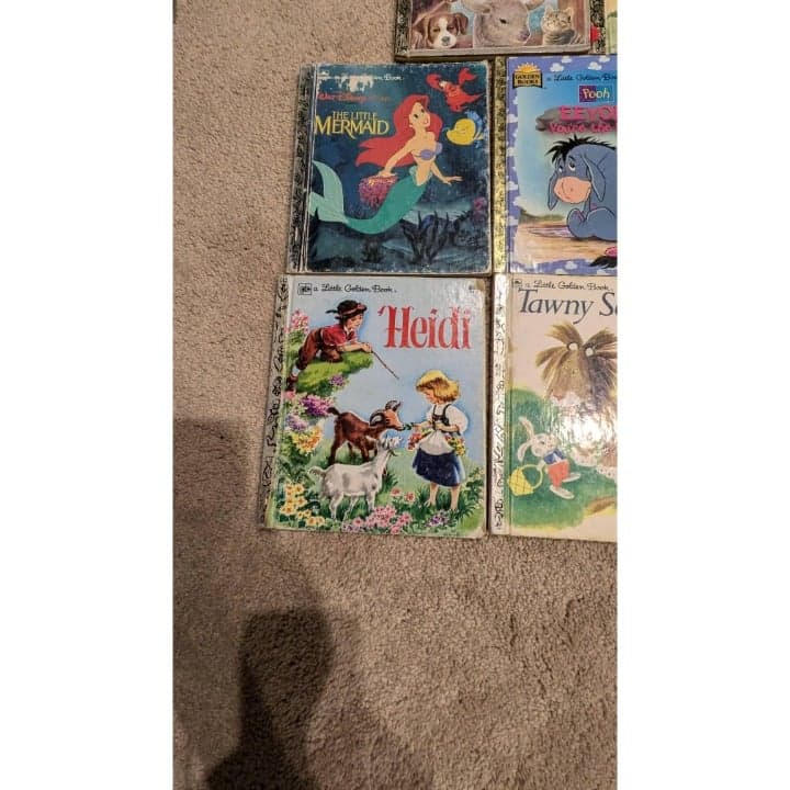Vintage Little Golden Books Lot Children's Stories Various Titles 8 Books - Thumbnail 2
