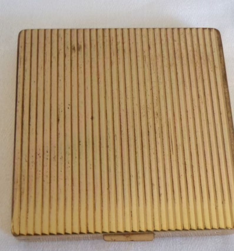 Vintage Evans Powder Compact with Coty Puff - Thumbnail 4
