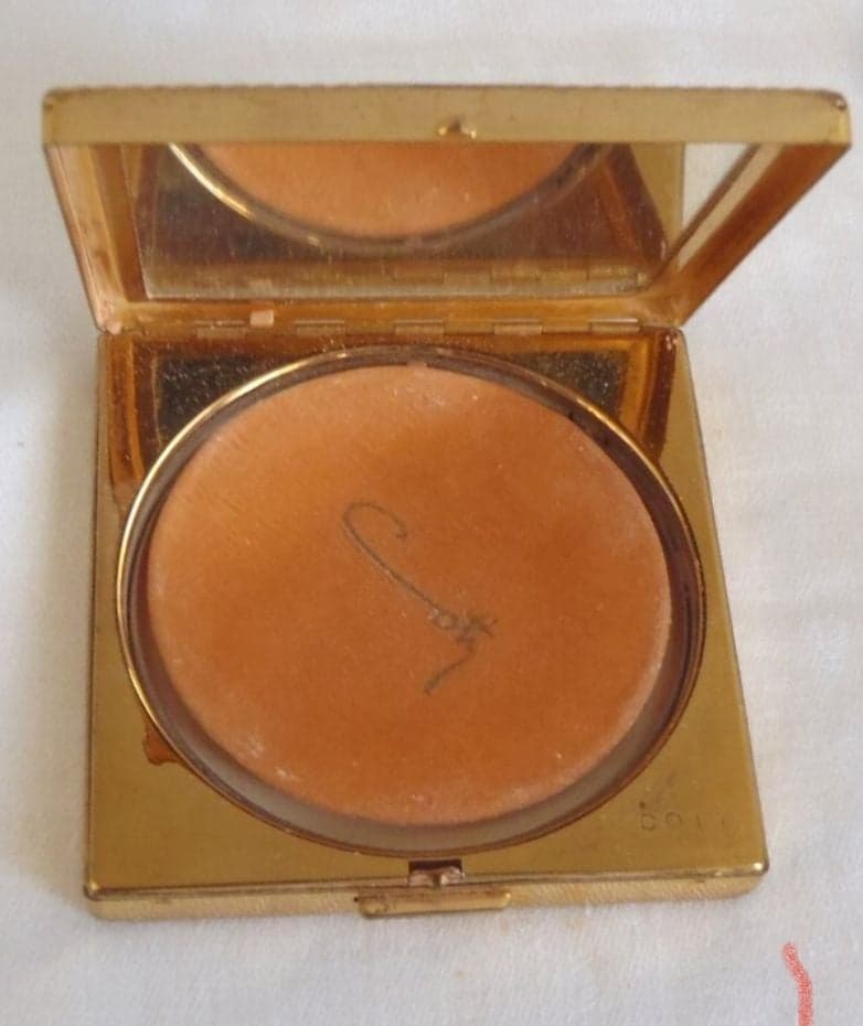 Vintage Evans Powder Compact with Coty Puff - Image 1