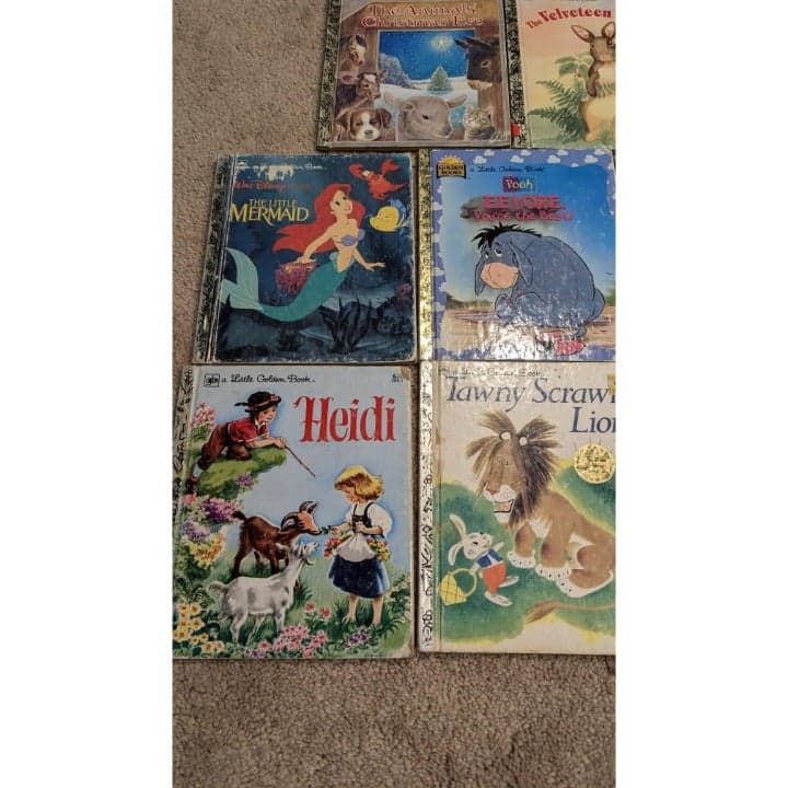 Vintage Little Golden Books Lot Children's Stories Various Titles 8 Books - Thumbnail 6