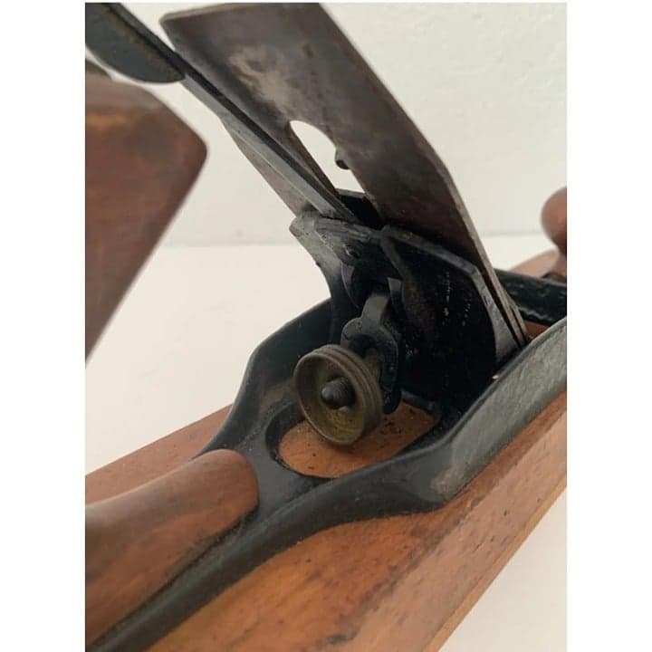 Leonard Bailey Antique Wooden Block Plane Tool - Thumbnail 2