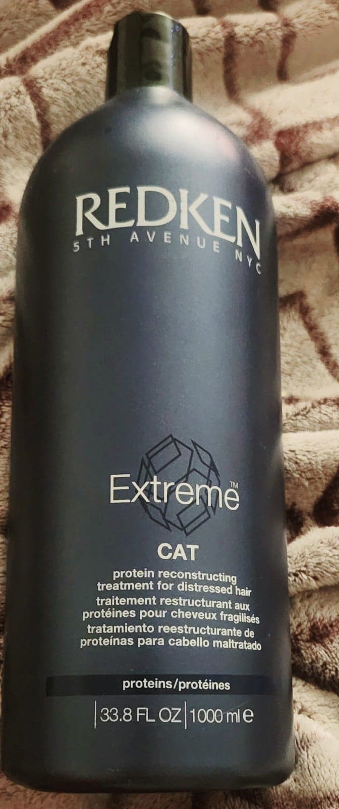 DISCONTINUED HTF Redken Extreme CAT protein reconstructing treatment 33.8 OZ New - Thumbnail 5