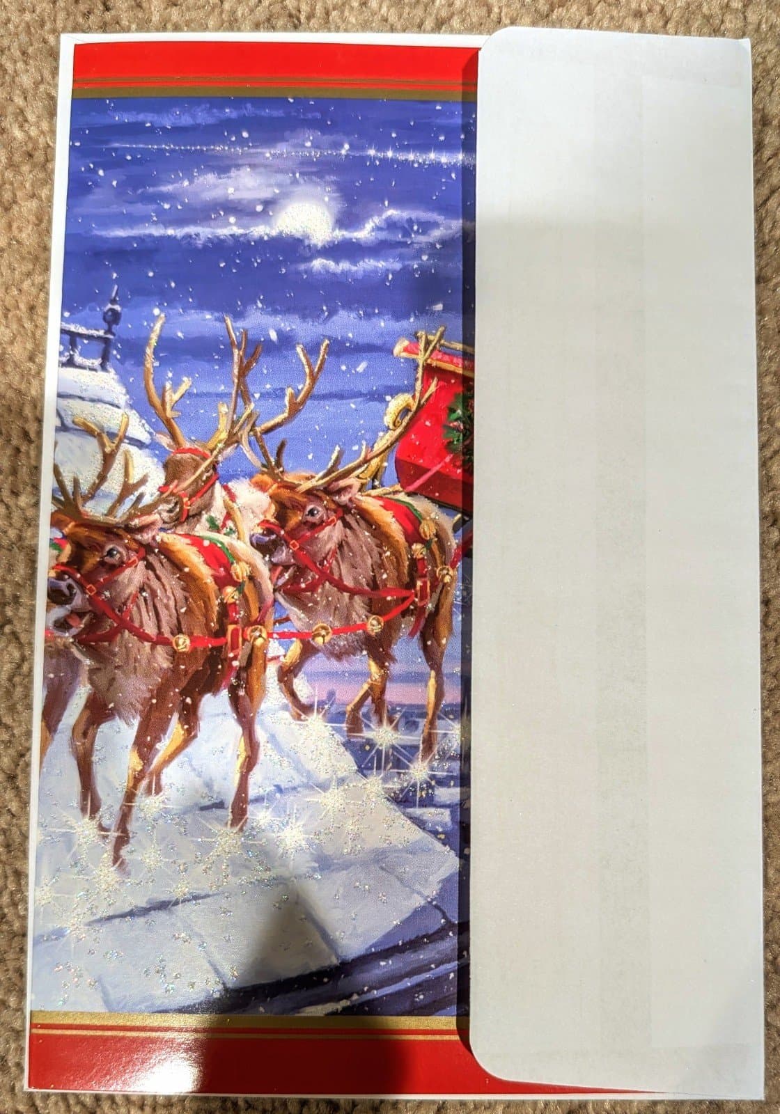 25 Colorful American Greetings Christmas Cards. New w/ Envelopes. - Thumbnail 4