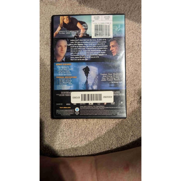 Flightplan Touchstone Home Entertainment Widescreen DVD Like New USA - Thumbnail 2
