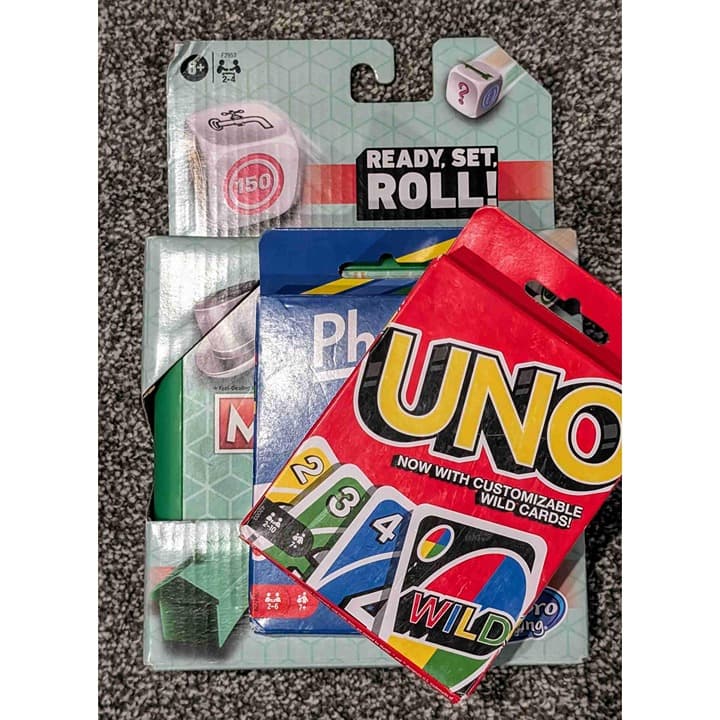 Monopoly Diced, UNO, and Phase 10. 3 great games. Brand new - Thumbnail 5