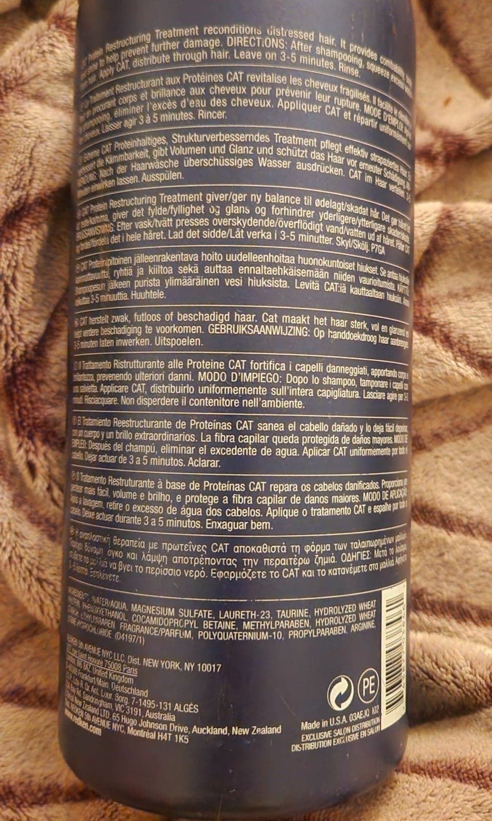 DISCONTINUED HTF Redken Extreme CAT protein reconstructing treatment 33.8 OZ New - Thumbnail 3