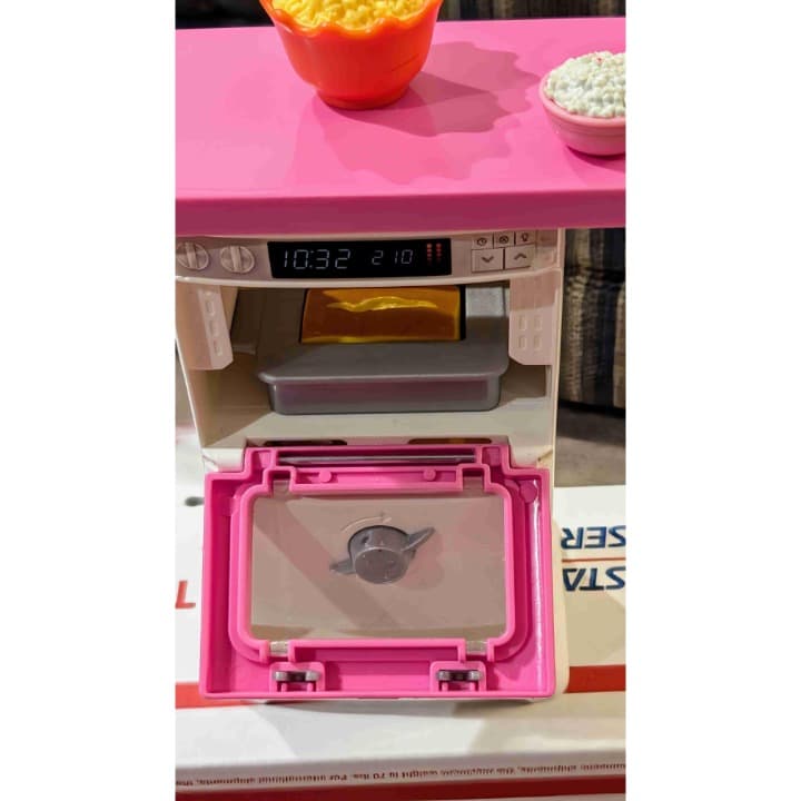 Barbie Stove Counter Toy Oven Pink Chef Play Food Accessories 2016 - Thumbnail 2