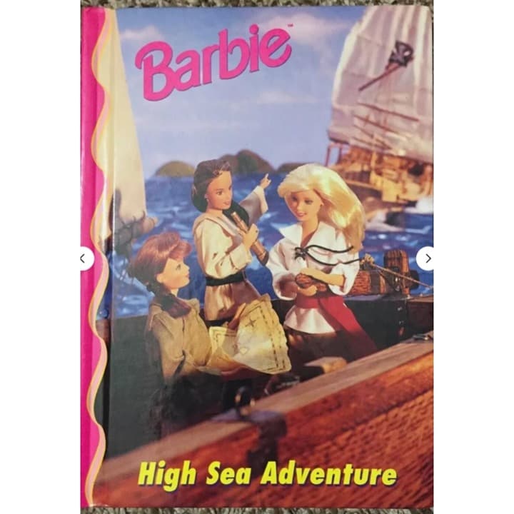 Barbie High Sea Adventure Hardcover Illustrated Book Grolier Books 1999 - Image 1
