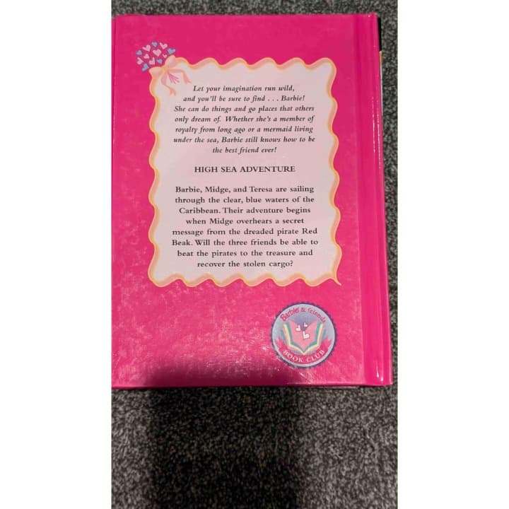 Barbie High Sea Adventure Hardcover Illustrated Book Grolier Books 1999 - Thumbnail 2