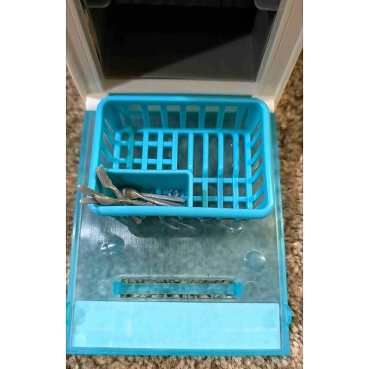 Barbie Dishwasher With Counter Kitchen Accessories Playset Multicolor 2018 - Thumbnail 5