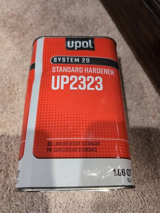 UPOL Standard Hardener UP2323. 1.06 QT System 20 Can - Image 1
