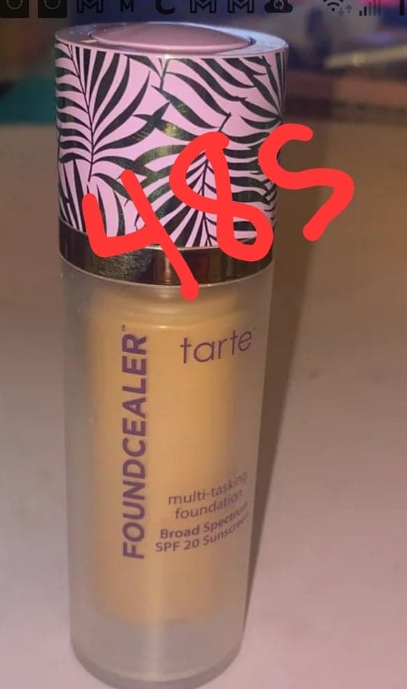 Tarte Babassu Foundcealer Skincare Foundation 48S Tan Deep Sand. - Thumbnail 2