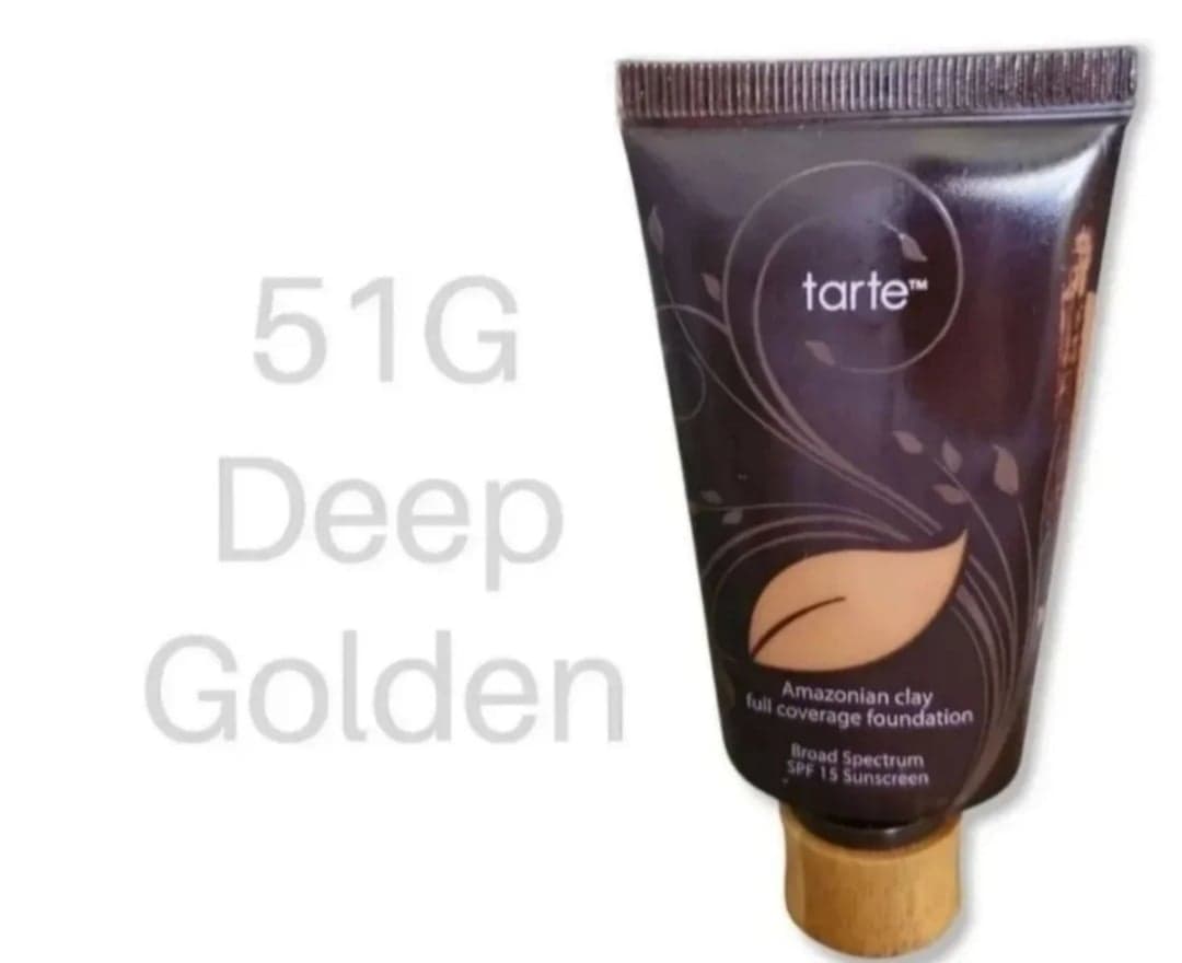 Tarte Amazonian Clay Full Coverage Foundation 51G Deep Golden - Image 1