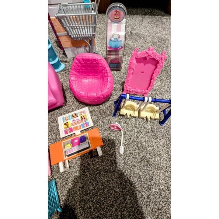 Barbie Vintage Huge Lot Vintage Dollhouse Furniture Accessories - Thumbnail 2