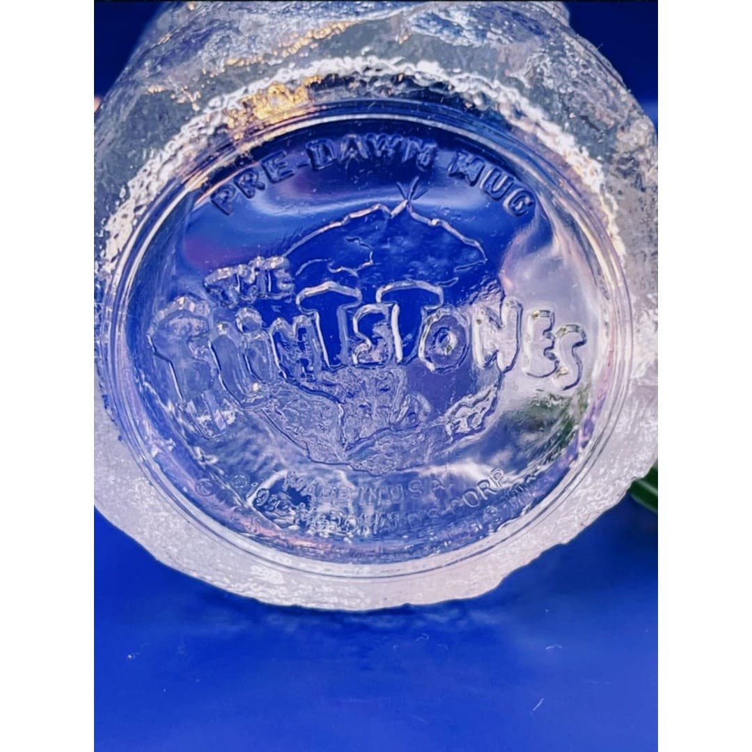 Vintage McDonald's Flintstones Pre-Dawn glass mug from 1993.Perfect condition. - Thumbnail 4