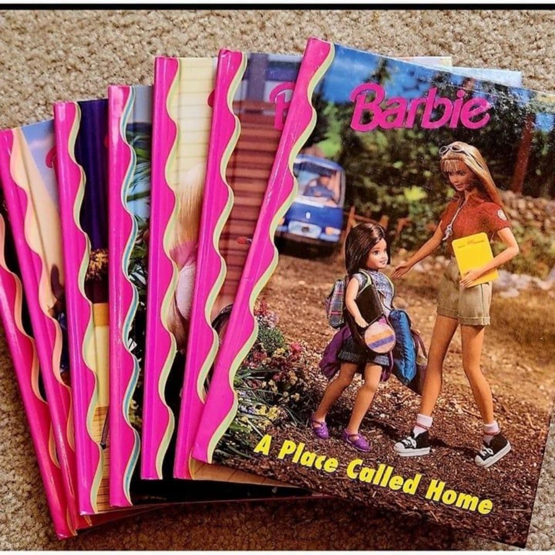 Barbie Vintage 90s Early Readers Set Hardcover Books - Thumbnail 6