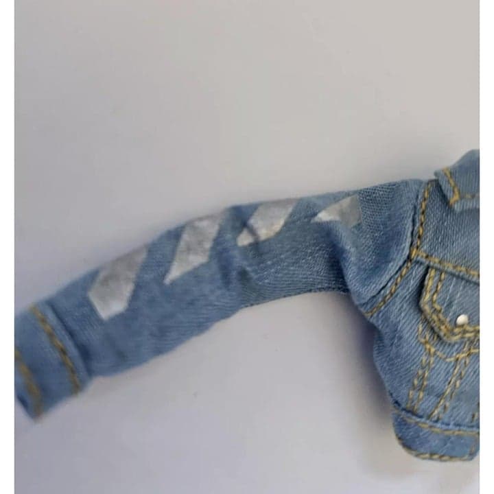 Rainbow High Skyler Bradshaw Blue Denim Jacket Doll Clothes - Thumbnail 4