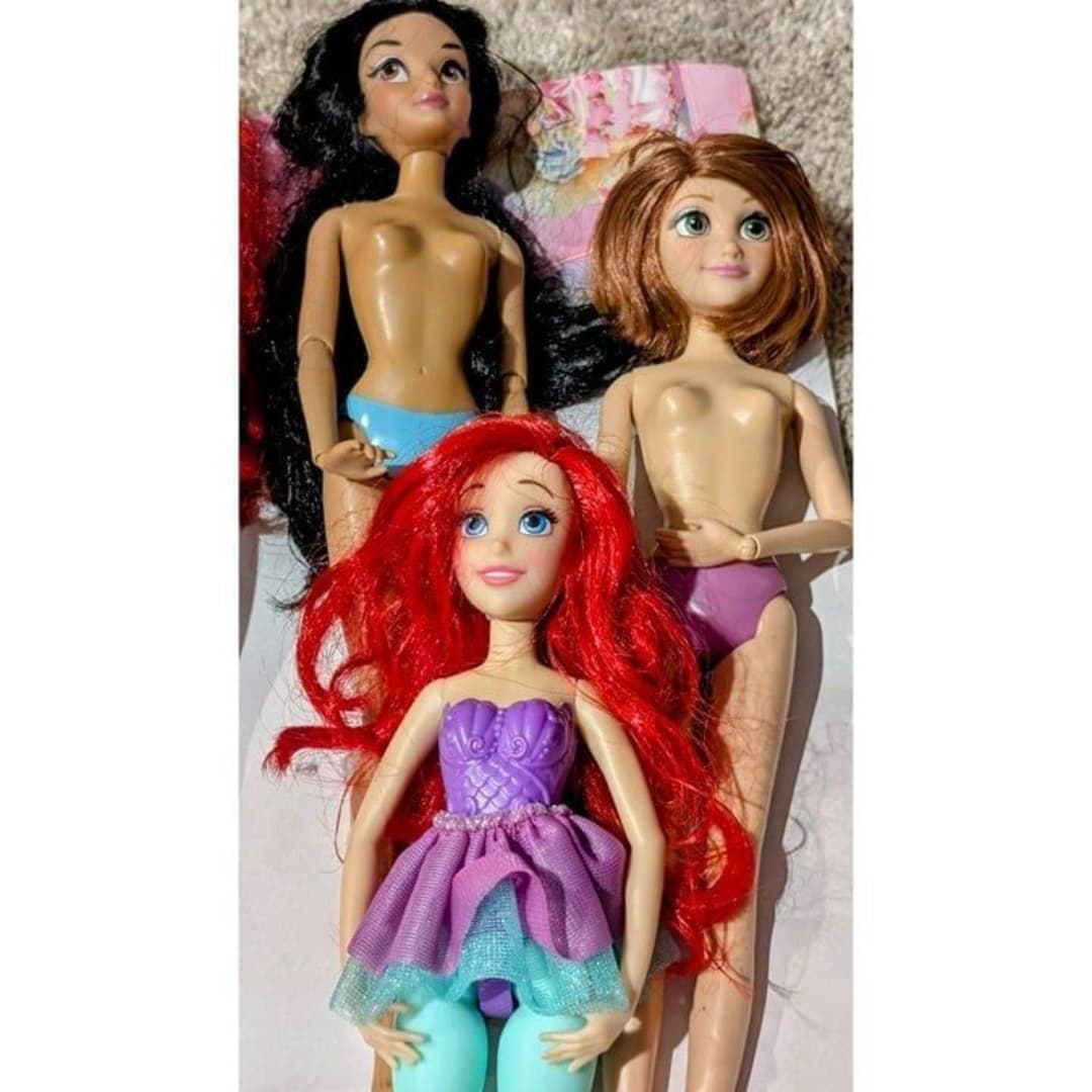 12 Assorted Disney Princess Fashion Dolls. - Thumbnail 7