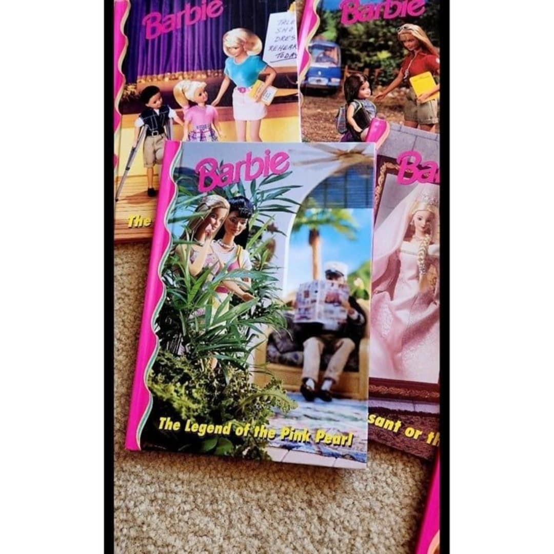 Barbie Vintage 90s Early Readers Set Hardcover Books - Thumbnail 5