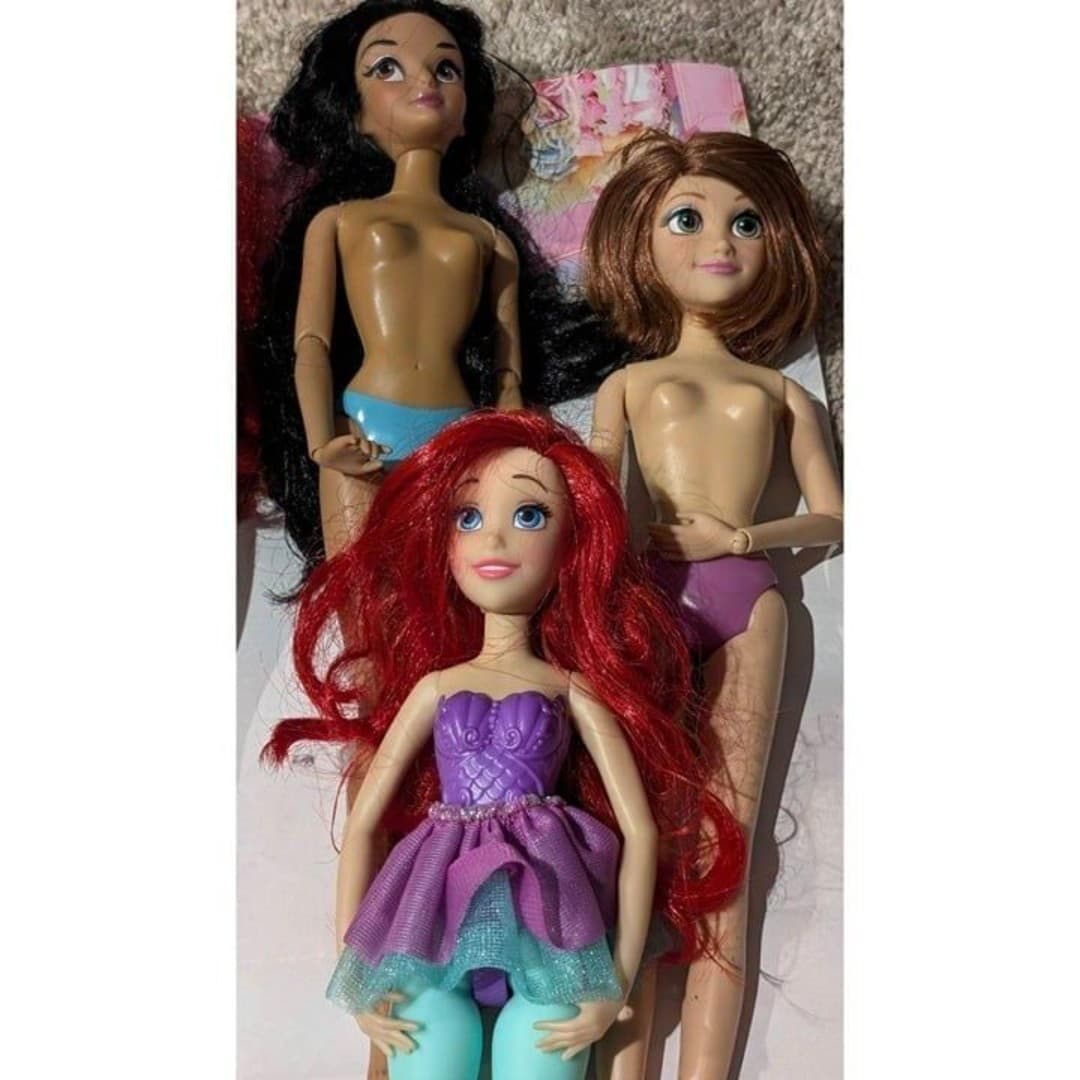 12 Assorted Disney Princess Fashion Dolls. - Thumbnail 4