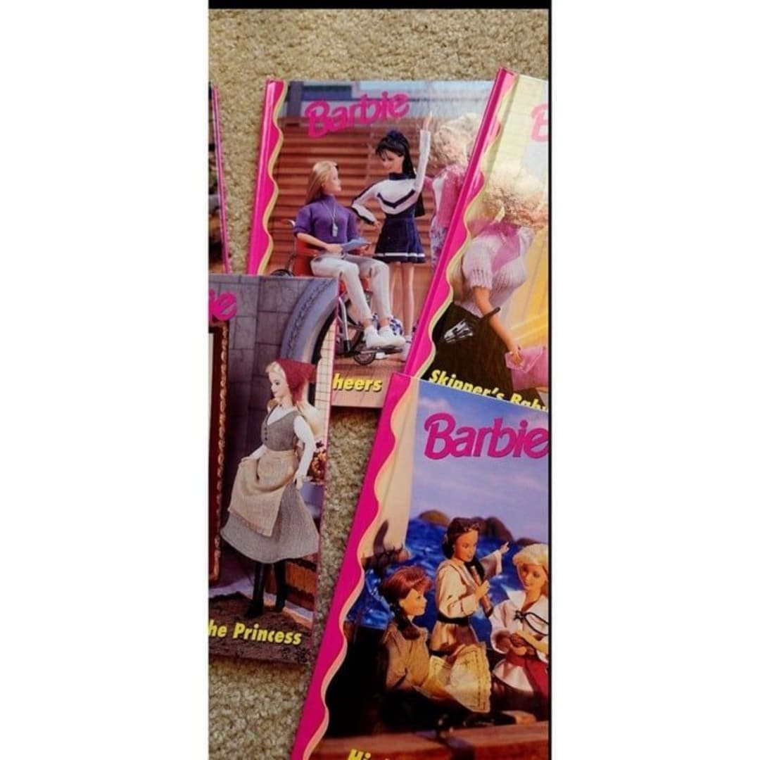 Barbie Vintage 90s Early Readers Set Hardcover Books - Thumbnail 2