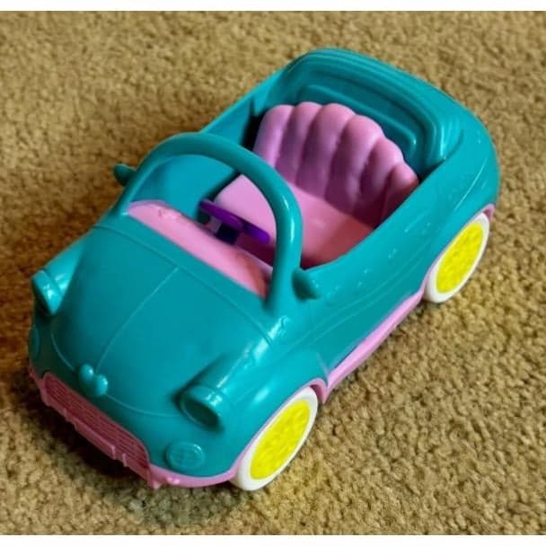 Mattel 2018 Multicolor Convertible Toy Car Turquoise Pink Chelsea - Image 1