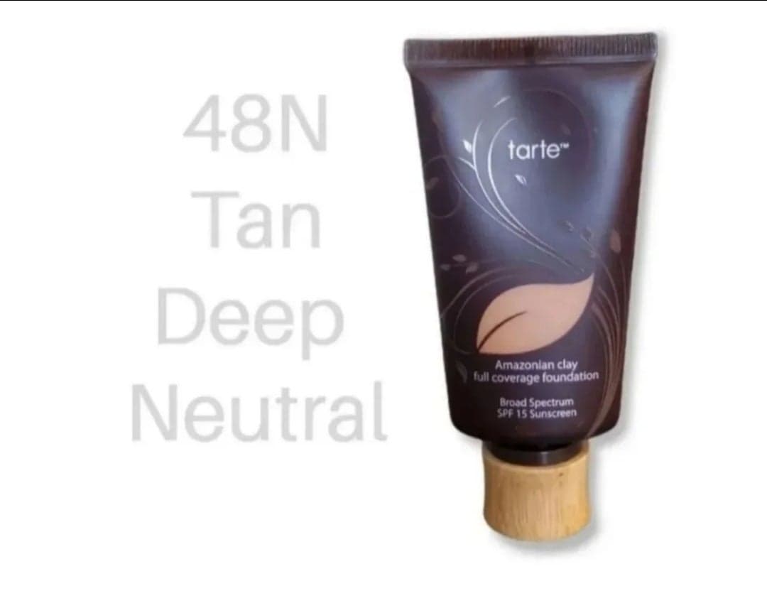 Tarte Amazonian clay full coverage foundation 48N Tan Deep Neutral New - Image 1