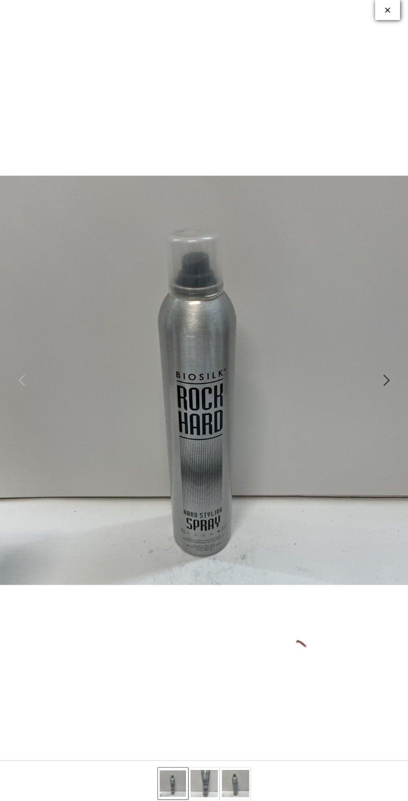 Biosilk Rock Hard Styling Spray, Strong Hold, 10 oz, NEW HTF - Thumbnail 2