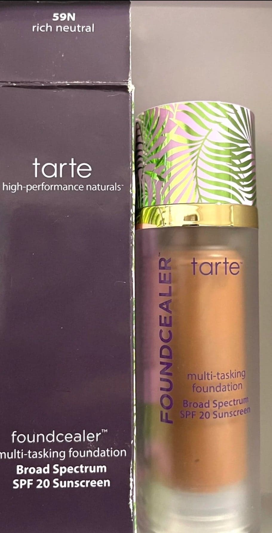 Tarte Babassu Foundcealer Skincare Foundation 59N Rich Neutral NEW - Image 1