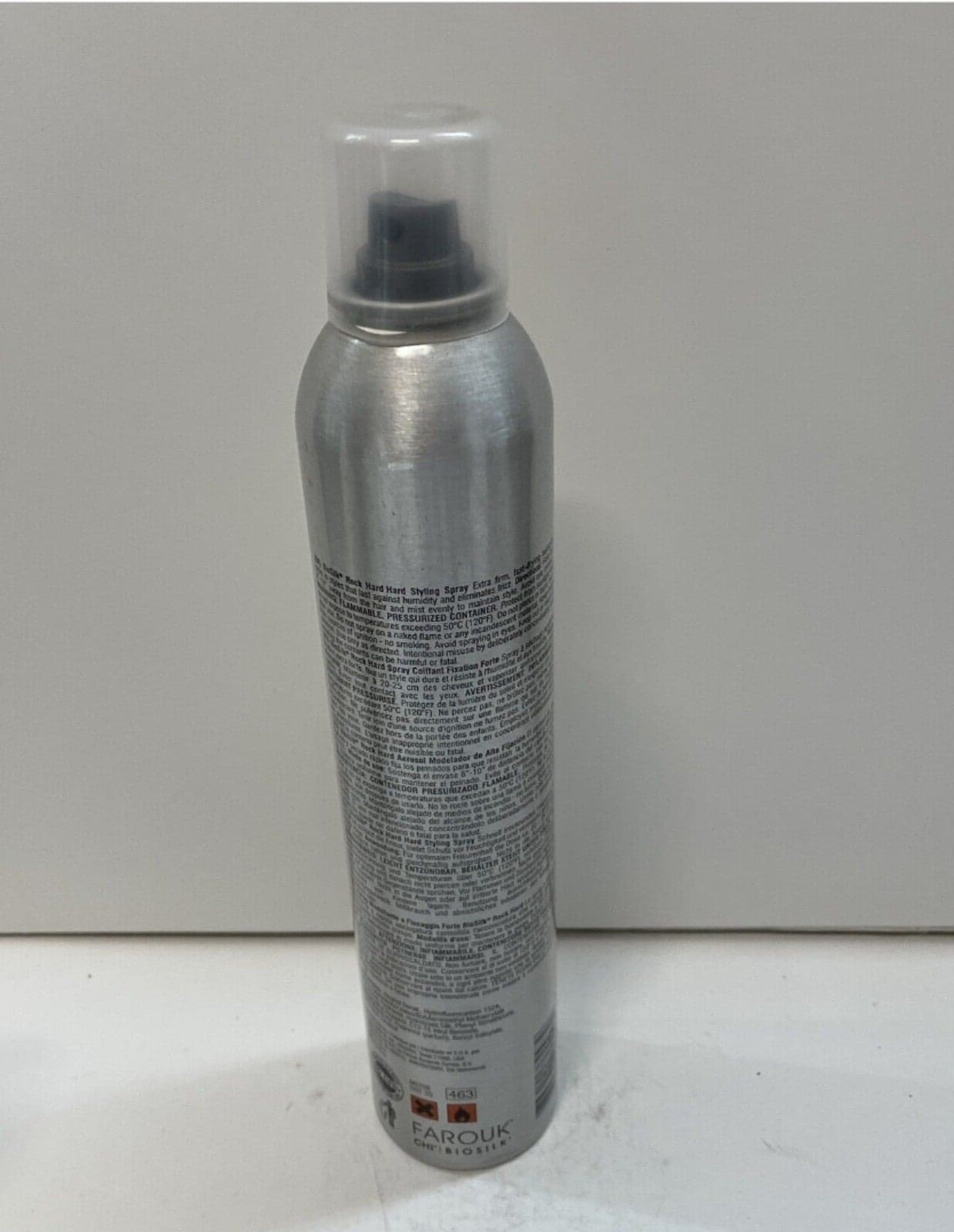 Biosilk Rock Hard Styling Spray, Strong Hold, 10 oz, NEW HTF - Thumbnail 3
