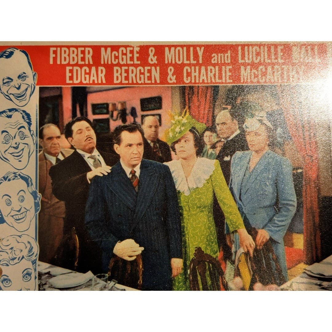 RKO Radio Pictures Framed Lobby Card Look Who's Laughing Lucille Ball 1952 - Thumbnail 3