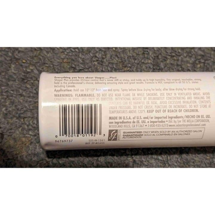 Sebastian No Color Extra-Hold Humidity-Resistant Hairspray 10.6 Oz - Thumbnail 3