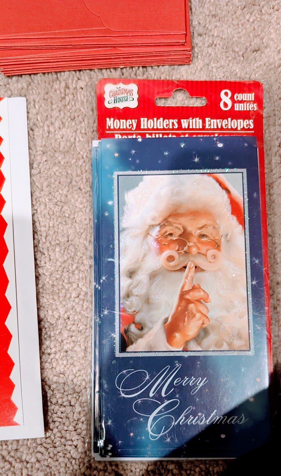Lot of Christmas Cards and Christmas Card money holders. 18 of each. - Thumbnail 6