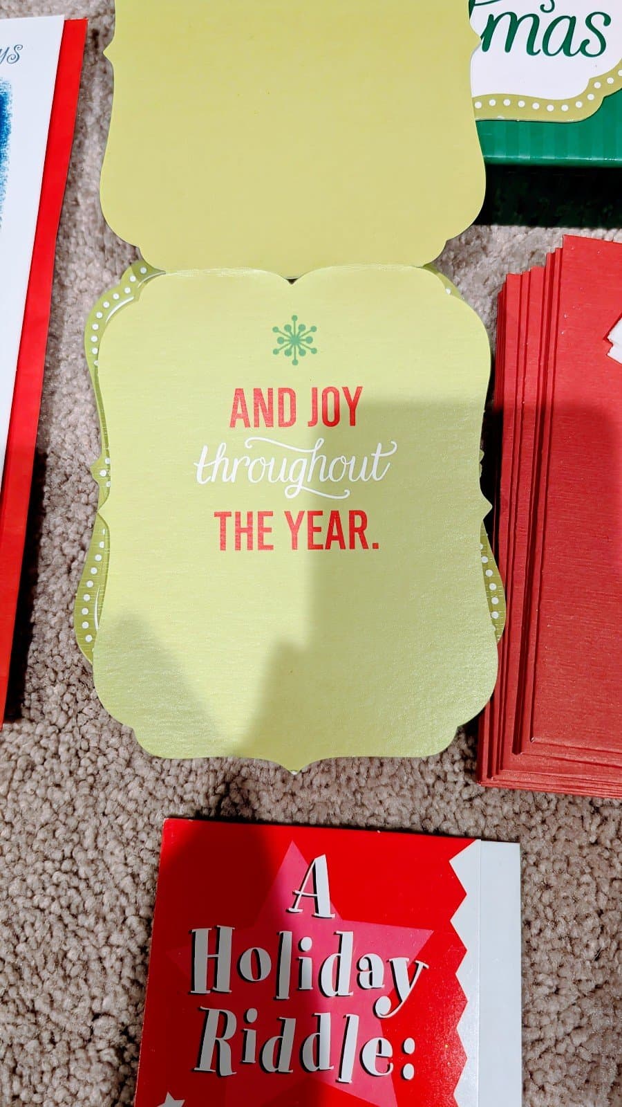 Lot of Christmas Cards and Christmas Card money holders. 18 of each. - Thumbnail 3