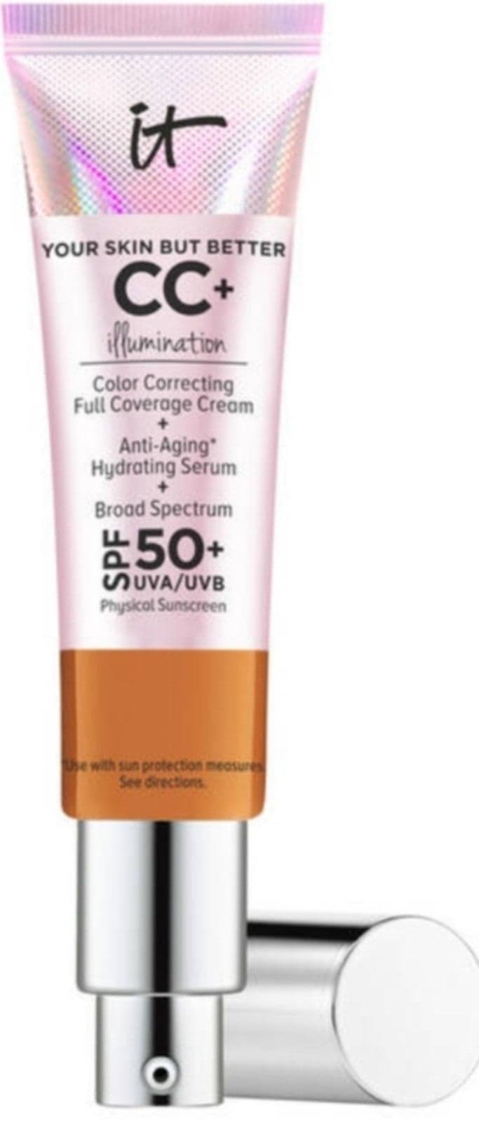 CC+ CREAM ILLUMINATION FULL-COVERAGE FOUNDATION WITH SPF 50+ Shade:Rich - Image 1