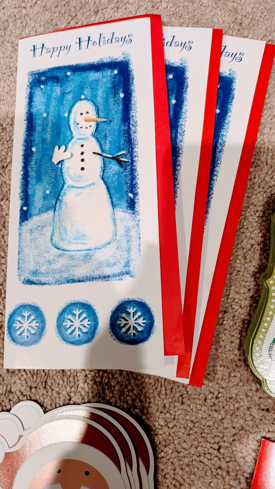 Lot of Christmas Cards and Christmas Card money holders. 18 of each. - Thumbnail 4
