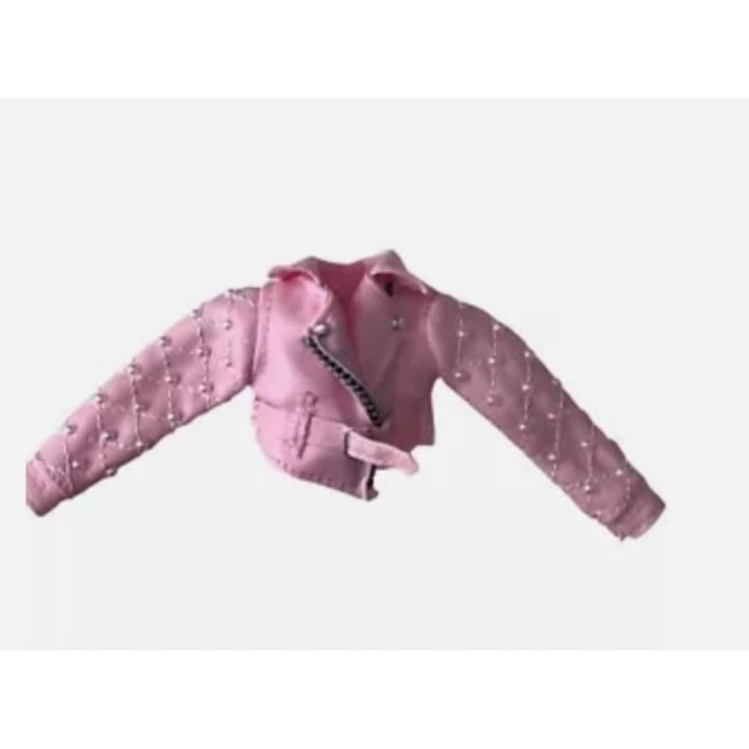 Rainbow High Pink Studded Quilted Jacket Series 2 Doll Fashion - Image 1