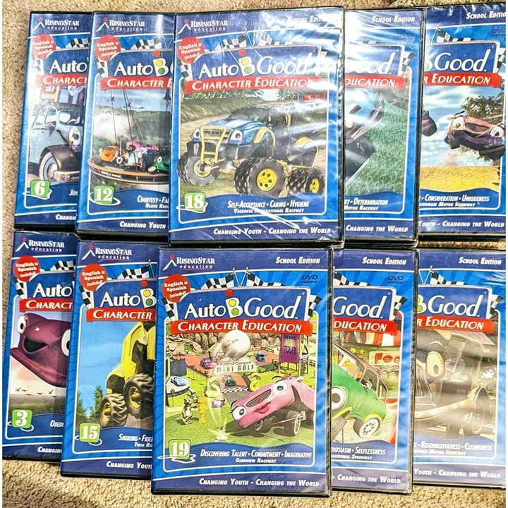 Rising Star Multicolor Character Education DVD Set 12 Volumes - Image 1