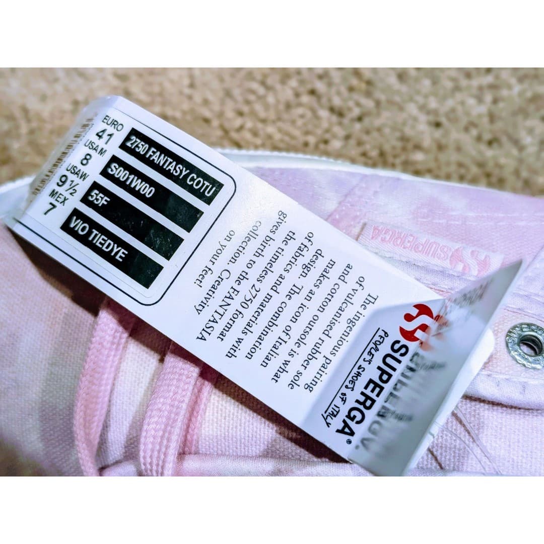 Superga 2750 Fantasy Cotu Sneakers Size 8 Brand new w/tags. Super Cute - Thumbnail 4
