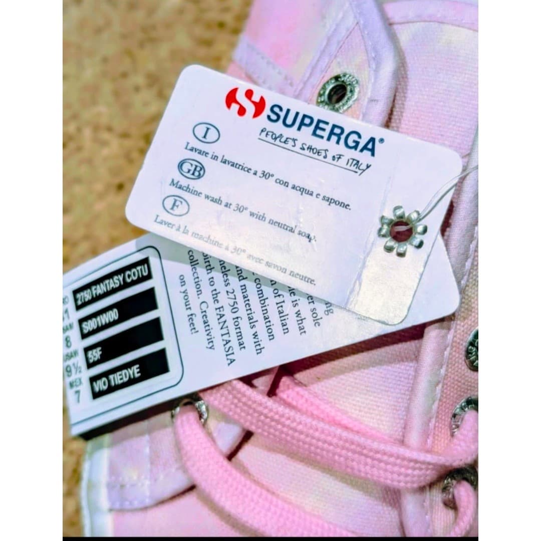 Superga 2750 Fantasy Cotu Sneakers Size 8 Brand new w/tags. Super Cute - Thumbnail 5